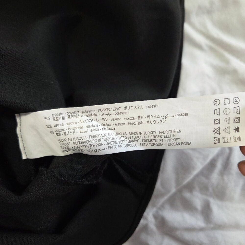 NWT ZARA LITTLE BLACK DRESS STRAPPY BACK SIZE M - Picture 13 of 16